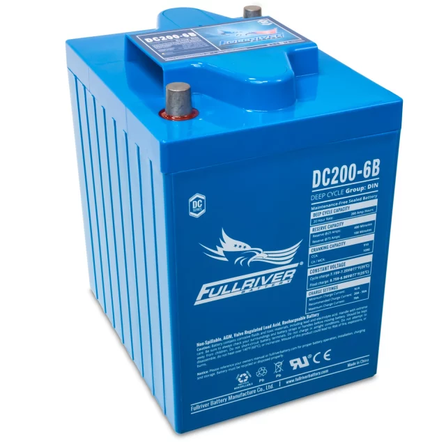DC Series DC200-6B AGM battery from Fullriver Battery