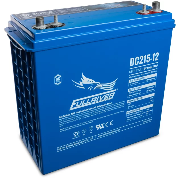 DC Series DC215-12 AGM battery from Fullriver Battery