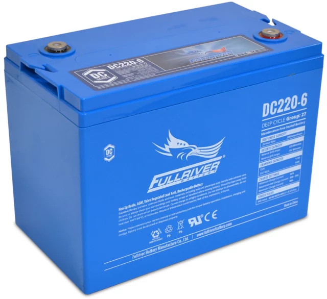 DC Series DC220-6 AGM battery from Fullriver Battery