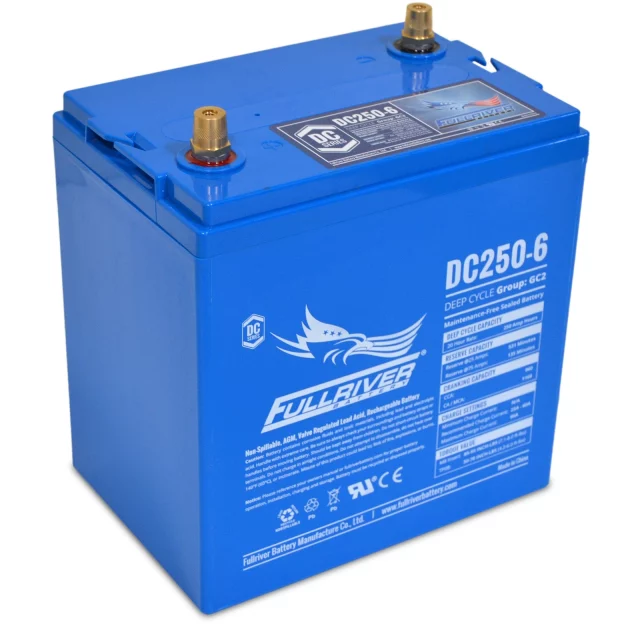 DC Series DC250-6 AGM battery from Fullriver Battery
