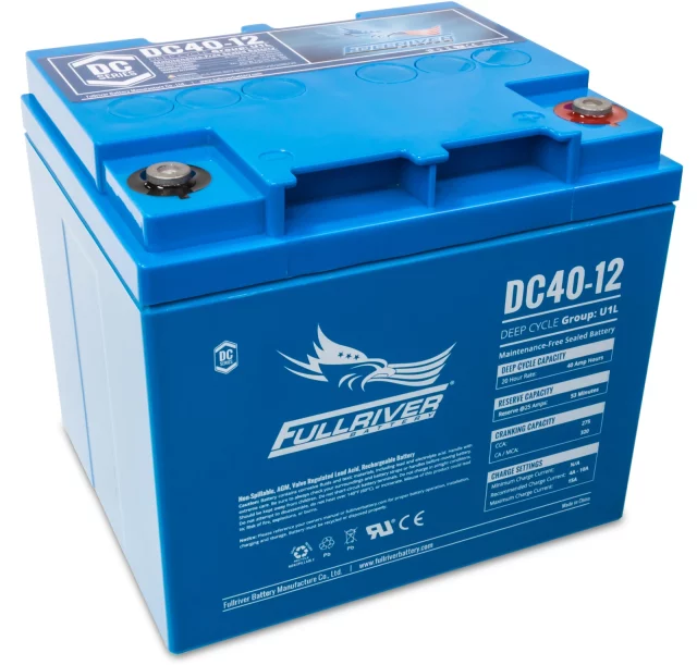 DC Series DC40-12 AGM battery from Fullriver Battery