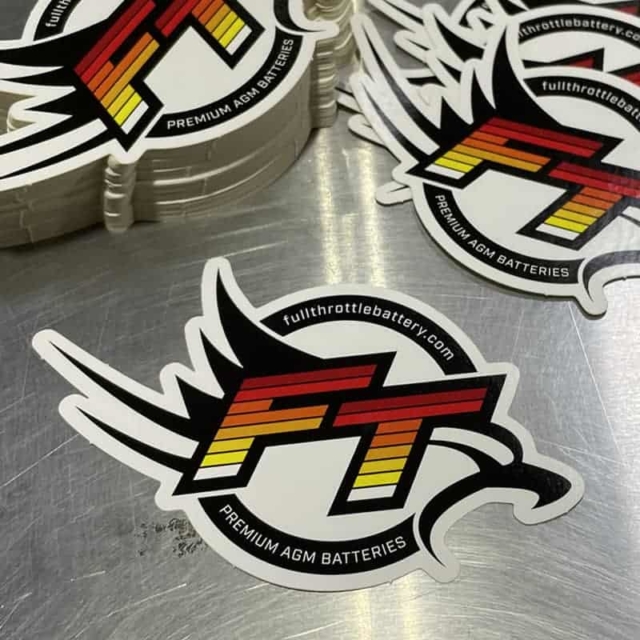 Full Throttle Battery sticker